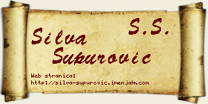 Silva Supurović vizit kartica